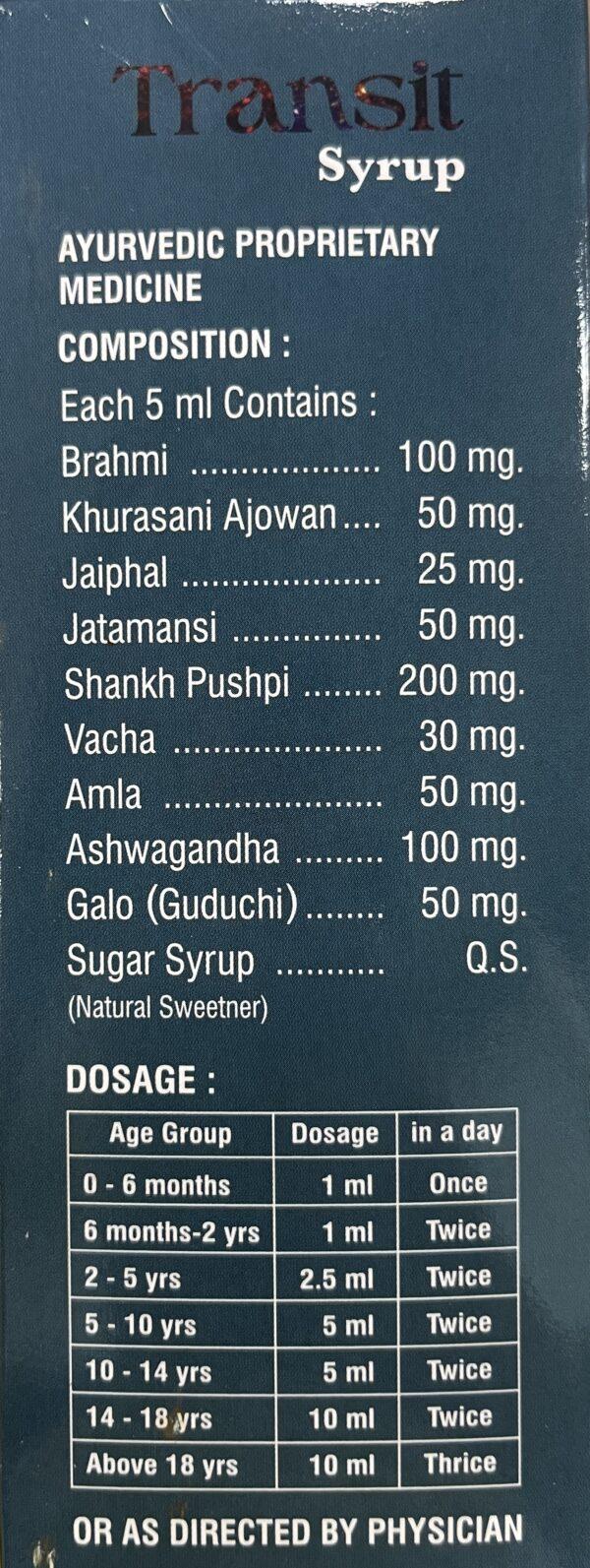 Transit Syrup - Natural Brain Tonic for Focus & Memory - Image 2